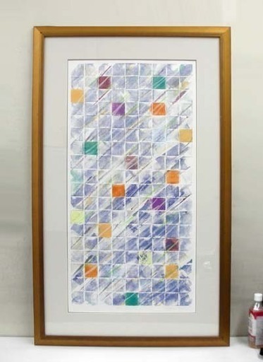 大型インテリア美術品 Patricia A Beatty 額装 版画 illumination ♯2 1/1 パトリシア ビーティ 札幌市西区西野