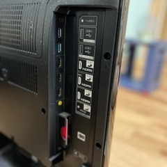 テレビ(SHARP AQUOS)、ブルーレイレコーダー、リモコン、説明書付きの画像