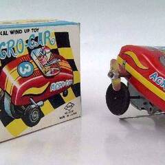 ブリキの玩具アクロカー★昭和30年代の吉屋製◆ＡＣＲＯ―ＣＡＲ★箱、本体共に保存状態良好・デッドストック◎の画像