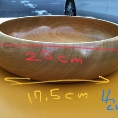 ならの木　漆器　楢自彫　木製食器　サラダボール　取り分け皿　セットの画像