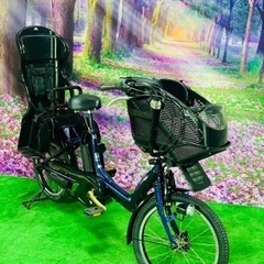 ➂ 4651子供乗せ電動自転車ヤマハ3人乗り新品20インチ良好バッテリー