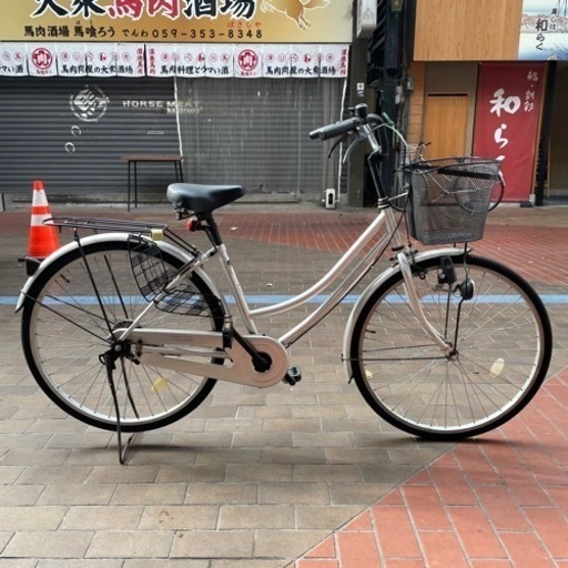 【早い者勝ち】 ママチャリ 26インチ 点検•整備済み 後ろタイヤ新品