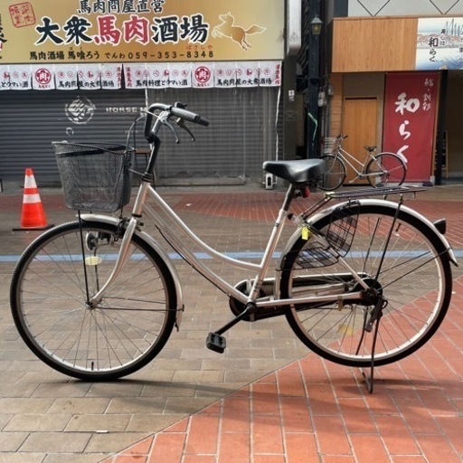 【早い者勝ち】 ママチャリ 26インチ 点検•整備済み 後ろタイヤ新品