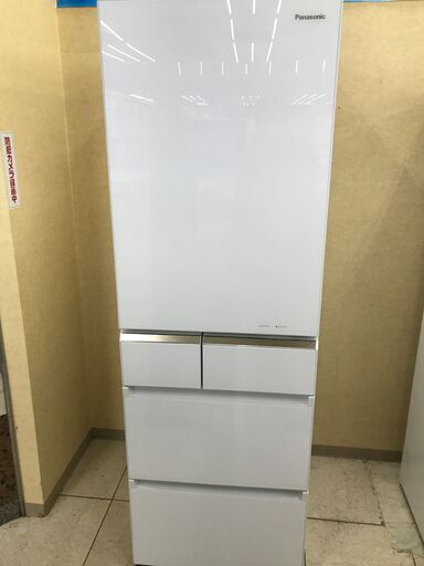 【引取限定】Panasonic パナソニック  ノンフロン冷凍冷蔵庫 NR-E415V-W 406L 20年製【小倉南区葛原東】