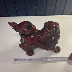 獅子の置物③ 陶器【一部欠損】の画像