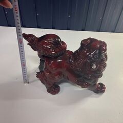 獅子の置物③ 陶器【一部欠損】の画像