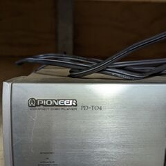 （取引中）ジャンク品　ターンテーブル方式CDプレイヤーPioneer PD-T04 の画像