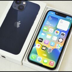 美品 iPhone13 mini 128GB ミッドナイト ML...