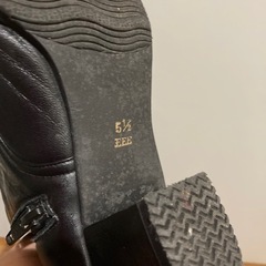 【値下げ】ラム革　ブーツ　51/2 EEEの画像