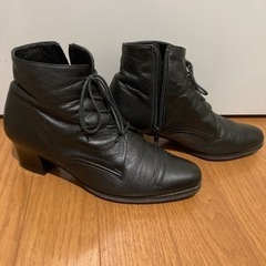 【値下げ】ラム革　ブーツ　51/2 EEEの画像