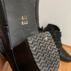 【値下げ】ラム革　ブーツ　51/2 EEEの画像
