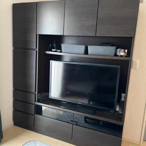 【再
値下げ！】テレビボード＋キャビネットセット