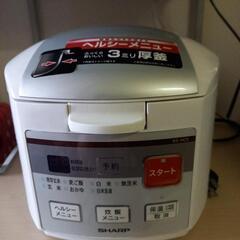 SHARP炊飯器 3合炊き 2010年製