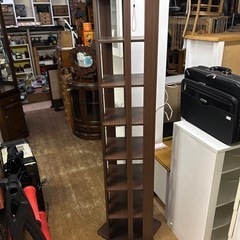 美原店　飾り棚　本棚　回転式　用途色々