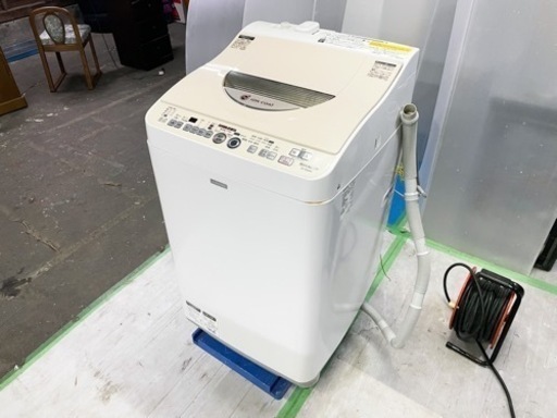 2014年製 SHARP 電気洗濯乾燥機 ES-TG6NC-C 