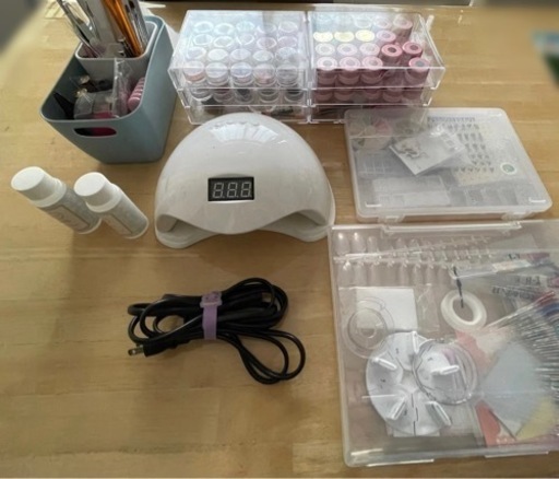 手渡し限定]セルフジェルネイル用品セット(総額¥30,000程)