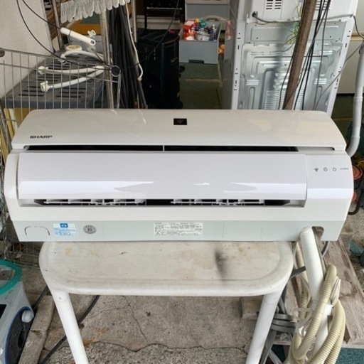【リサイクルサービス八光　田上店　安心の3か月保証　配達・設置OK】シャープ エアコン AY-H22DG プラズマクラスター7000搭載 おもに6畳用 単相100V 2.2KW 冷暖房エアコン