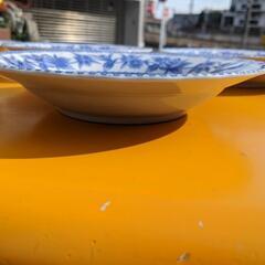 引き渡し決定！新品同様　カレー皿　ノーブランド　花柄の画像