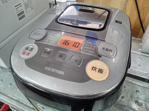 人気商品！【アイリスオーヤマ】5.5合炊きIH炊飯器「銘柄炊き」★2018年製　クリーニング済　管理番号72401