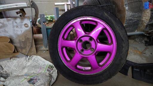 16インチ AVS6ドリケツに 4穴