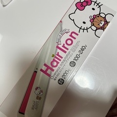 ハローキティー　ヘアアイロン