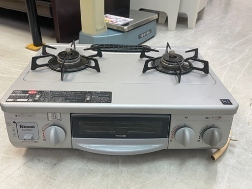 【リサイクルサービス八光　田上店　安心の1か月保証　配達・設置OK】リンナイ ガスコンロ、都市ガス用　RTS-338WNTS-L