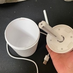 取引中)加湿器 卓上 内蔵バッテリー750mAh USB充電 の画像