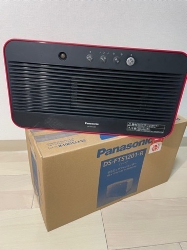 【美品】Panasonic DS-FTS1201-R セラミックヒーター
