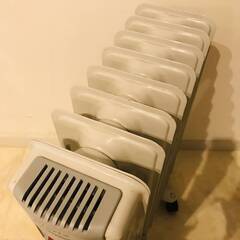 QB9274 ドウシシャ Pieria オイルラジエターヒーター REO-2 油入式 可変式 暖房器具 中古 リサイクルの画像