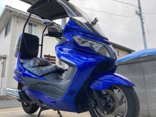 値下げー❗️スカイウェイブ250cc登録cj46 ゾロルーフ★屋根付き★全天候対応★