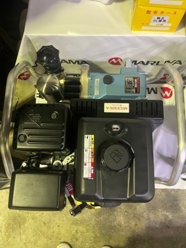 【展示会中】丸山製作所　MS157EA エンジンセット動噴