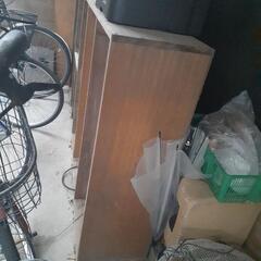 大きな木製の棚　譲りますの画像