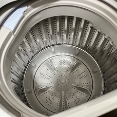 Haier 全自動洗濯機 5.5kg JW-C55A-W 2017年製の画像