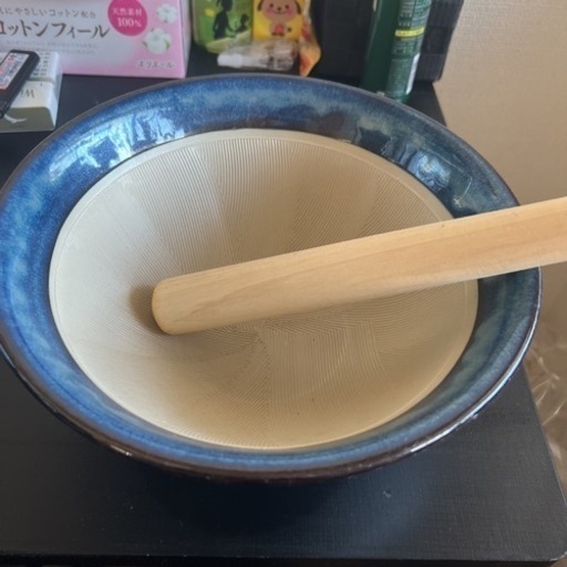 すり鉢セット8号 (直径25cm・すりこぎ付)