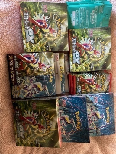 シュリンク付きスカーレットex 1BOX 30パック+プロモカードパック3枚