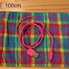 ①-④ USB TypeA ✖️ Micro USB typeB ケーブルの画像
