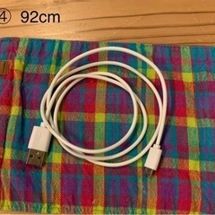 ①-④ USB TypeA ✖️ Micro USB typeB ケーブルの画像