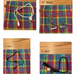 ⑤-⑧ USB TypeA ✖️ Micro USB typeB...