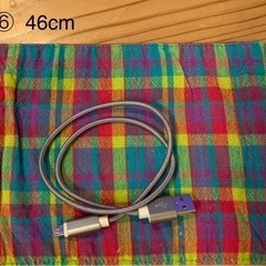 ⑤-⑧ USB TypeA ✖️ Micro USB typeB ケーブル2setの画像