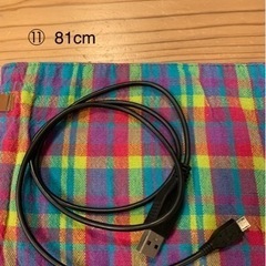 ⑨-⑫ USB TypeA ✖️ Micro USB typeB ケーブル2setの画像