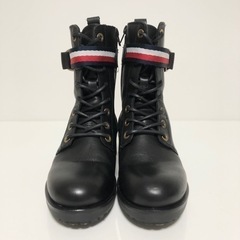 【廃盤】TOMMY HILFIGER ジップアップ バイカーブーツの画像