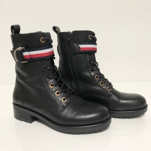 【廃盤】TOMMY HILFIGER ジップアップ バイカーブーツ