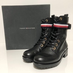 【廃盤】TOMMY HILFIGER ジップアップ バイカーブーツ