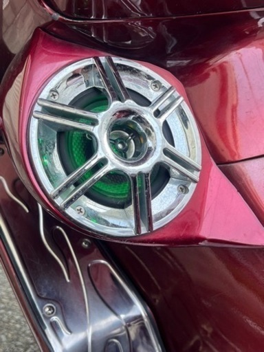 マジェスティ 250 カスタム　スピーカーなど