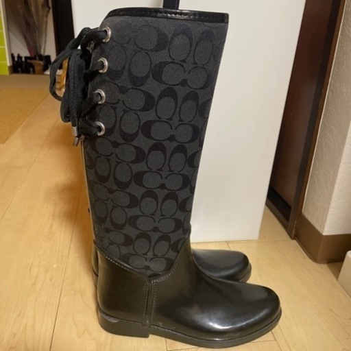 coachのレインブーツ
