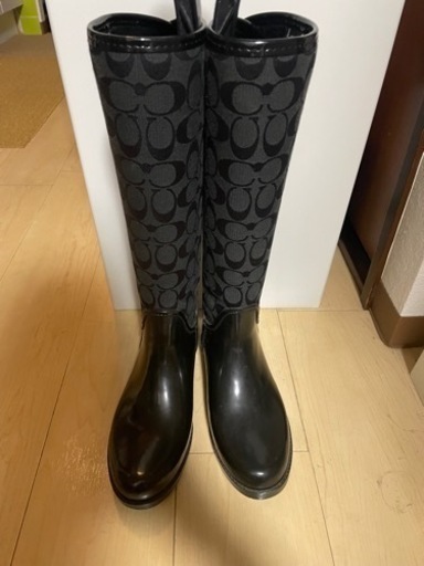 coachのレインブーツ