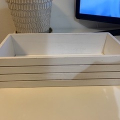 木のティッシュケース（自宅まで取りに来れる方にお渡しします）の画像