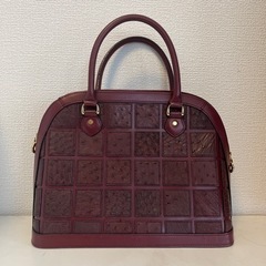 新品　オーストリッチ　ダチョウ　本革　JRA 高級バック