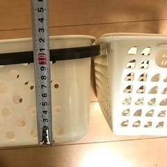【お話し中】百均プラスチックかごの画像