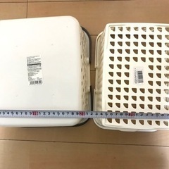 【お話し中】百均プラスチックかごの画像